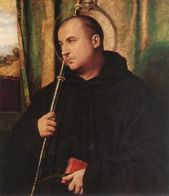 MORETTO da Brescia A Saint Monk atg oil painting image